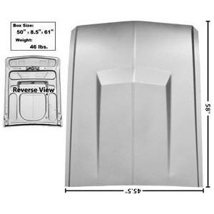 FORD MUSTANG 1967-1968 CAPOT MOTEUR ALUMINIUM POUR ELEANOR 1