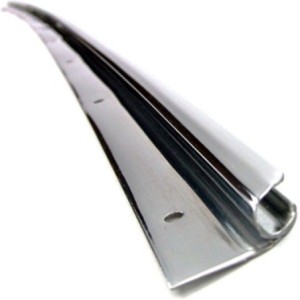 FORD MUSTANG 1964-1968 DECAPOTABLE CABRIOLET BARRE MOULURE CHROME ENTRE BANQUETTE ARRIERE ET VINYL DE RETENUE DE CAPOTE Converti