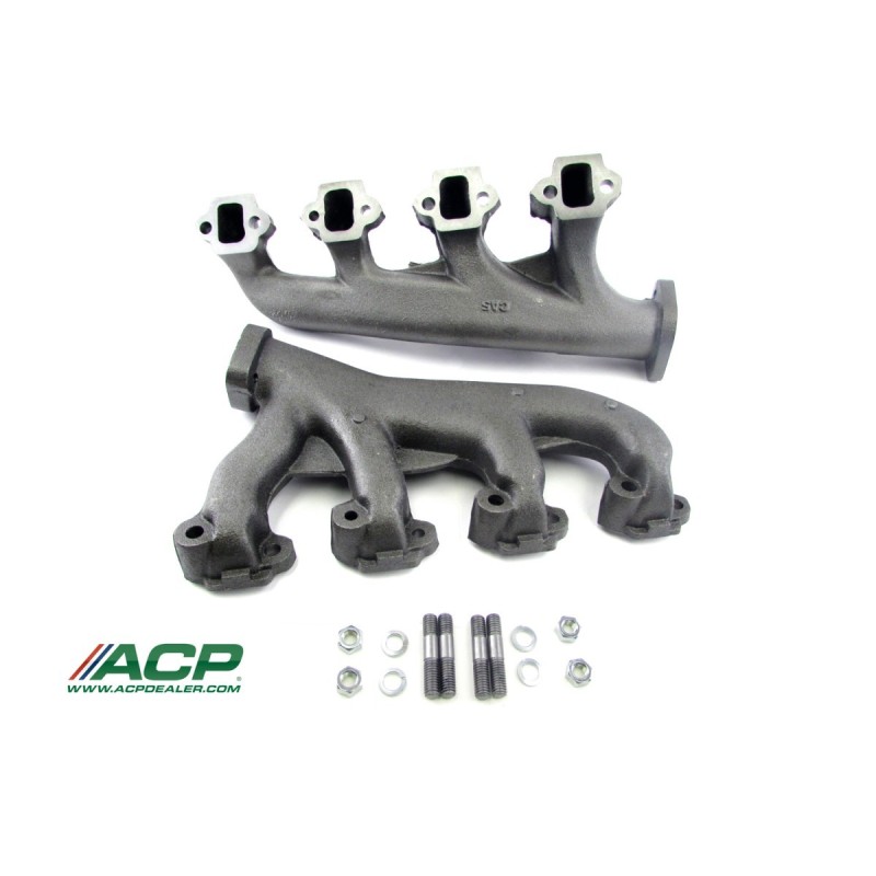 FORD MUSTANG 1965-1967 COLLECTEUR D ECHAPPEMENT PERFORMANCE SANS NUMEROS POUR V8 HIGH PERFORMANCE exhaust manifolds no casting n