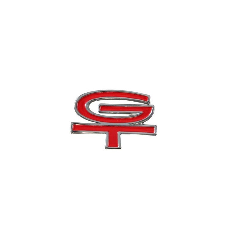 FORD MUSTANG 1968 EMBLEME GT DE BOUCHON DE RESERVOIR TRAPPE A ESSENCE DELUXE OUVERTURE POP GT gas cap emblem gt red ACP FM-EG012