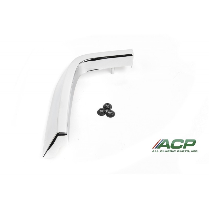 FORD MUSTANG 1971-1972 EXTENSION MOULURE AILE AVANT DROIT CHROME fender molding chrome