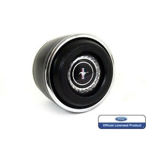 FORD MUSTANG 1967 BLOC CENTRALE BOULE DE VOLANT NOIR horn pad black SCOTT DRAKE C7ZZ-3623-BK