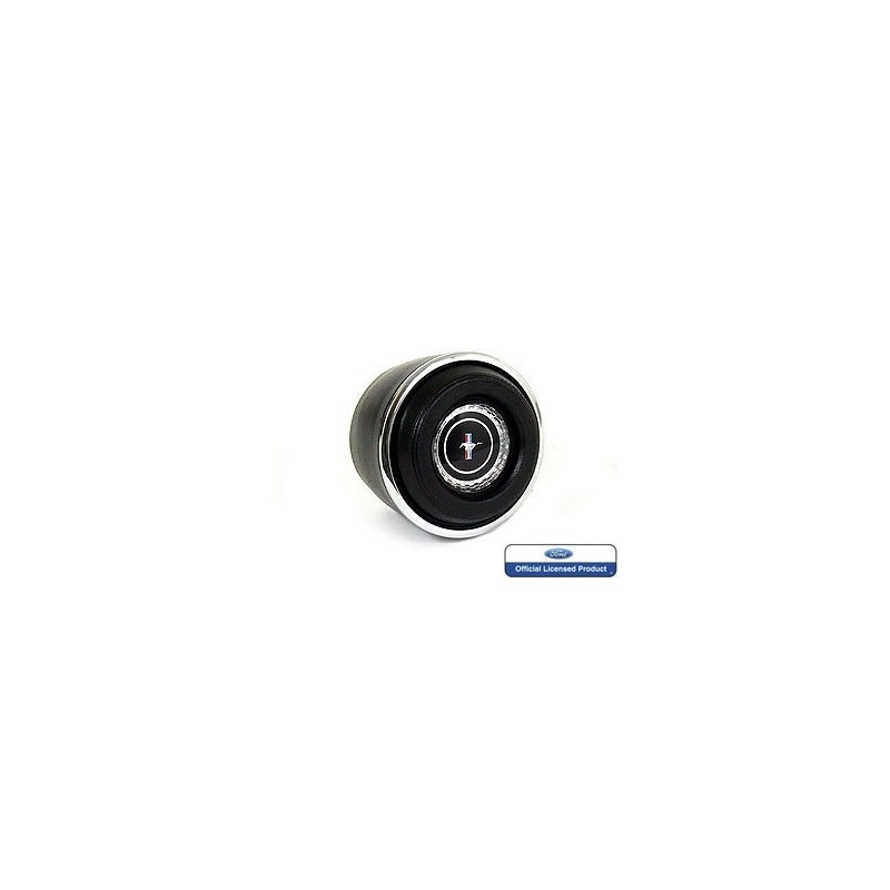 FORD MUSTANG 1967 BLOC CENTRALE BOULE DE VOLANT NOIR horn pad black SCOTT DRAKE C7ZZ-3623-BK