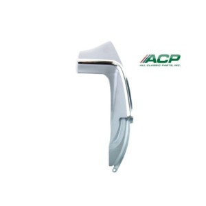 FORD MUSTANG 1967-1968 FASTBACK EXTENSION AILE ARRIERE DROIT AVEC SA BAGUETTE CHROME quarter panel extension includes molding fa