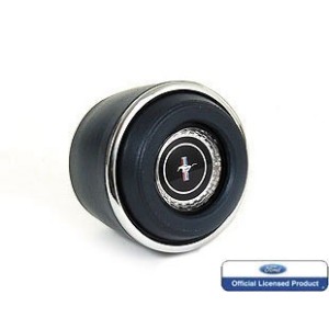 FORD MUSTANG 1967 BLOC CENTRALE BOULE DE VOLANT BLEU horn pad blue SCOTT DRAKE C7ZZ-3623-BL
