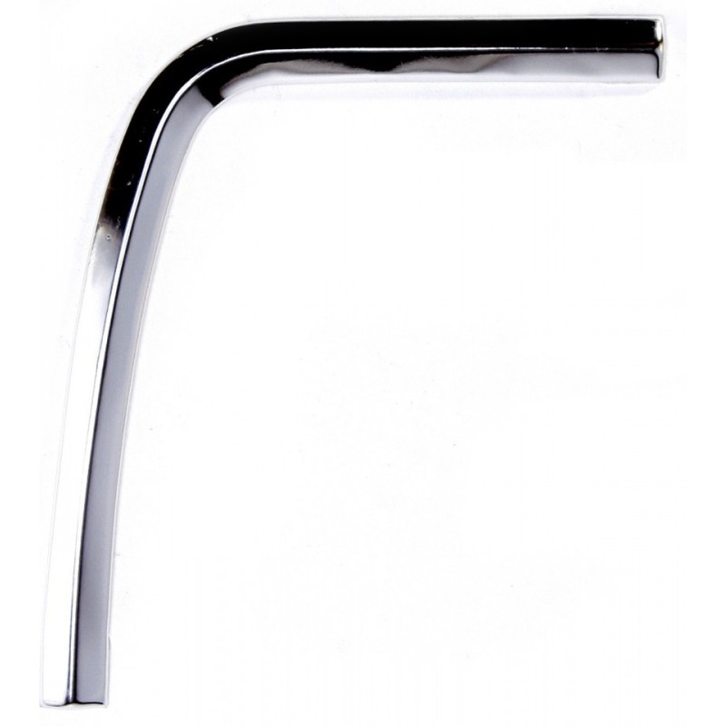 FORD MUSTANG 1967-1968 FASTBACK BAGUETTE CHROME EXTENSION ARRIERE GAUCHE + FIXATIONS quarter panel extension molding fastback le