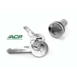 FORD MUSTANG 1964-1966 SERRURE CYLINDRE DE VERROUILLAGE DE COFFRE trunk lock cylinder with 2 keys ACP FM-BT001 C5OZ-6243505-B