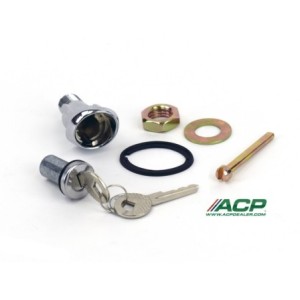 FORD MUSTANG 1964-1966 SERRURE CYLINDRE DE VERROUILLAGE DE COFFRE trunk lock cylinder & sleeve kit ACP FM-BT001K
