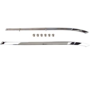 FORD MUSTANG 1967-1968 COUPE PAIRE DE CHROME DE JONCTION ENTRE CAROSSERIE ET VINYL DE TOIT vinyl top molding pair ACP FM-BV002 C