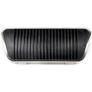 FORD MUSTANG 1965-1967 PAD CAOUTCHOUC + CERCLAGE PEDALE DE FREIN A TAMBOUR BOITE AUTOMATIQUE brake pedal pad w/ ss trim drum