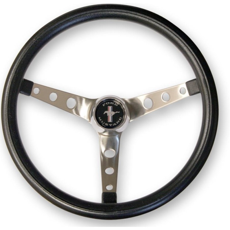 FORD MUSTANG 1965-1973 VOLANT NOIR 15 POUCES Grant Black Steering Wheel 15 pouces GRANT 968 (NECESSITE ADAPTATEUR)