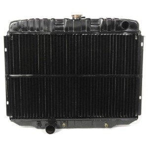 FORD MUSTANG 1967-1970 V8 390 428 (1970 302 351 AVEC CLIM) RADIATEUR MAXCORE CUIVRE PREMIUM 24 POUCES (61 cm) 3 RANGEES SORTIE G