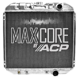 FORD MUSTANG 1967-1969 V8 289 302 351 RADIATEUR MAXCORE 20 POUCES (51 cm) ALUMINIUM 2 RANGEES PERFORMANCE (1968-1969 SANS CLIM)