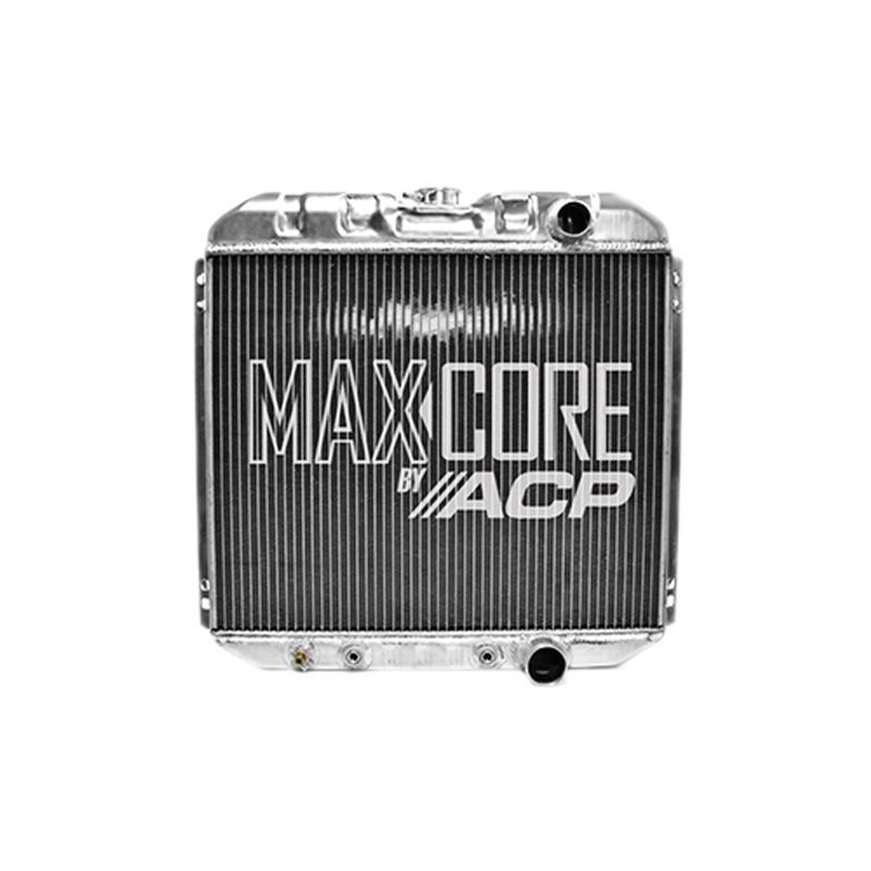 FORD MUSTANG 1967-1969 V8 289 302 351 RADIATEUR MAXCORE 20 POUCES (51 cm) ALUMINIUM 2 RANGEES PERFORMANCE (1968-1969 SANS CLIM)