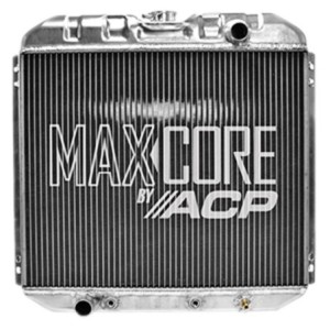 FORD MUSTANG 1967-1970 6 CYLINDRES 200 RADIATEUR MAXCORE 2 RANGEES SORTIE INFERIEUR GAUCHE (1969/1970 SANS CLIM) radiator 6 cyli