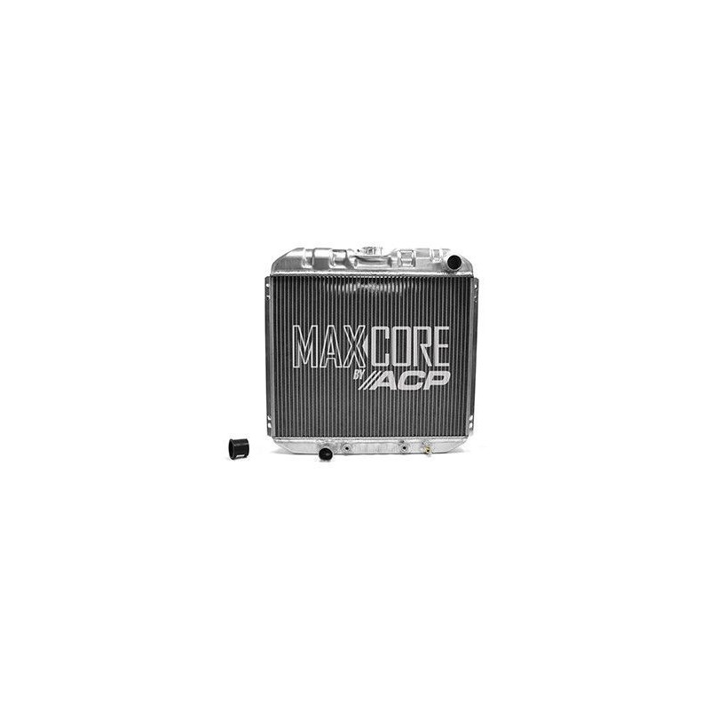 FORD MUSTANG 1969-1970 RADIATEUR MAXCORE 2 RANGEES radiator V8 302 351 et 6 CYLINDRES 250 w/o ac lh out - oe-style aluminum 2 ro