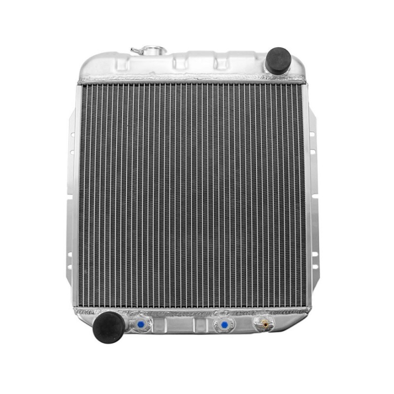 FORD MUSTANG 1965-1966 V8 CONVERSION 302 RADIATEUR MAXCORE 3 RANGEES SORTIE GAUCHE ALUMINIUM 3 RANGEES PLUS maxcore radiator v8