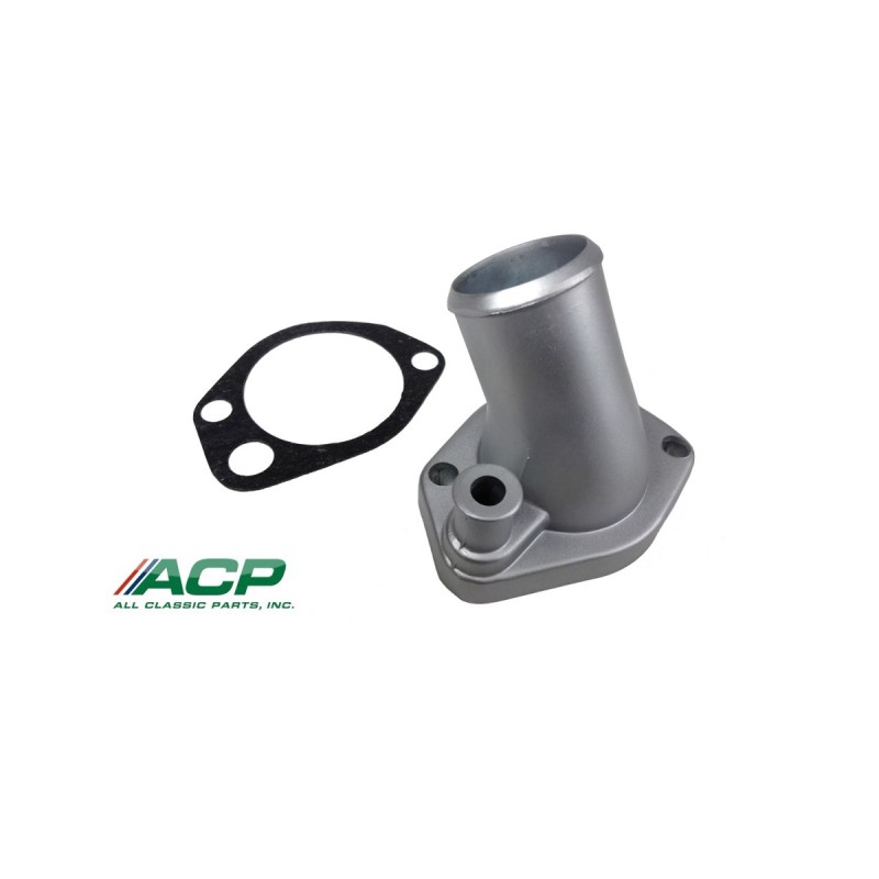 FORD MUSTANG 1964-1970 V8 260 289 302 351 W PIPE BOITIER DE THERMOSTAT METAL AVEC JOINT ET VIS thermostat housing with gasket he