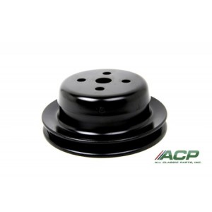 FORD MUSTANG 1965-1968 6 CYLINDRES POULIE DE POMPE A EAU NOIR SIMPLE GORGE water pump pulley 6 cylinder