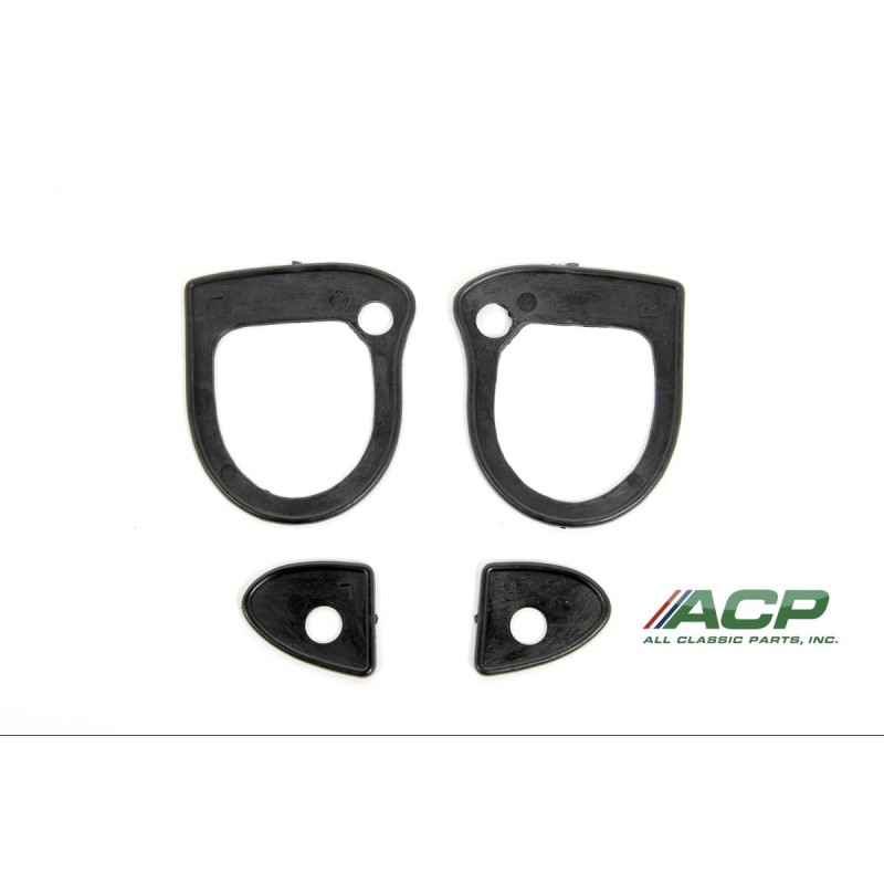 FORD MUSTANG 1965-1966 et 1969-1970 CABRIOLET COUPE FASTBACK SET DE PADS JOINT POUR POIGNEES EXTERIEUR COUPE CABRIOLET FASTBACK