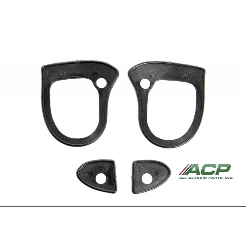 FORD MUSTANG 1967-1968 PAD POUR KIT DE POIGNEES DE PORTE EXTERIEUR PREMIER PRIX SET DE 4 PIECES outside door handle pad set 4pc