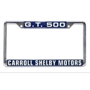 Obsolète FORD MUSTANG 1964-1973 ENTOURAGE DE PLAQUE D IMMATRICULATION (vendu a l'unité) Carroll Shelby Motors G.T. 500 License P