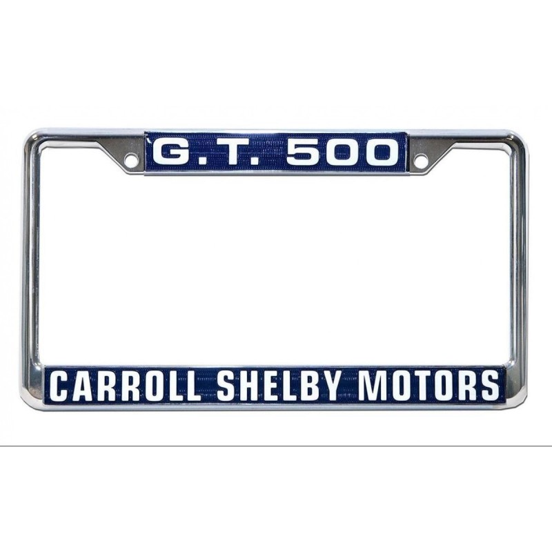 Obsolète FORD MUSTANG 1964-1973 ENTOURAGE DE PLAQUE D IMMATRICULATION (vendu a l'unité) Carroll Shelby Motors G.T. 500 License P