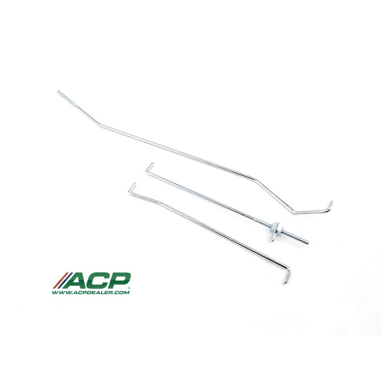 FORD MUSTANG 1969-1970 SET DE TIGES DE LOQUET DE PORTIERE GAUCHE door lock rod set