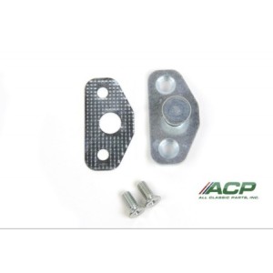 FORD MUSTANG 1964-1966 GACHE DE PORTE ( vendu à l'unité ) door striker plate shim & screws ACP FM-BD050A C2OZ-6222008-B