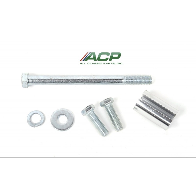 FORD MUSTANG 1965-1973 ENTRETOISE D ALTERNATEUR ET KIT DE MONTAGE ALUMINIUM alternator spacer and mounting kit (aluminum) ACP FM