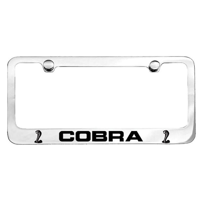 FORD MUSTANG 1964-1973 ENTOURAGE DE PLAQUE D IMMATRICULATION COBRA solid brass licence plate frame SCOTT DRAKE ACC-9233205