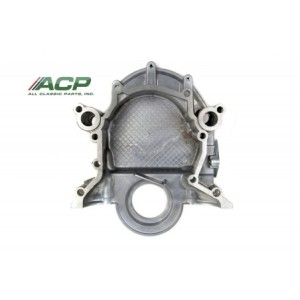 FORD MUSTANG 1965-1973 CACHE COUVERCLE CHAINE DE DISTRIBUTION POUR POMPE A EAU FONTE timing chain cover w/ dipstick hole 289 302