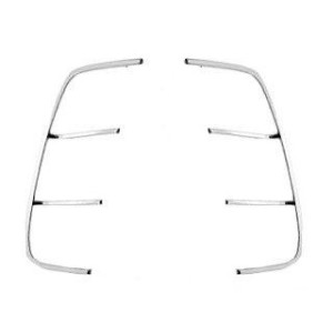 FORD MUSTANG 1969 COUPE ET CABRIOLET PAIRE D ORNEMENTS D AILES ARRIERE Quarter Panel Ornaments pair ACP FM-BQ002D C9ZZ-65290D14