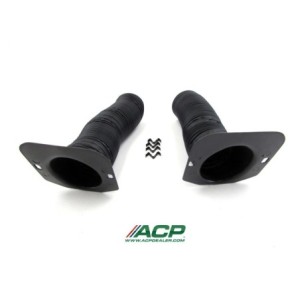 FORD MUSTANG 1965-1968 PAIRE DE CONDUIS VENTILATION AVEC CLIPS defroster duct kit with clips pair ACP FM-EA005B C5ZZ-18490A/BSA