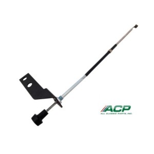 FORD MUSTANG 1965-1966 CABLE DE CONTROLE DE L'AIR FRAIS AVEC SUPPORT fresh air control cable with bracket ACP FM-BA030 C5DZ-6201