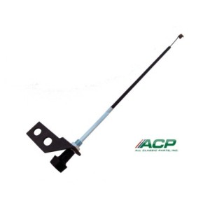 FORD MUSTANG 1967-1968 CABLE DE CONTROLE D ARRIVEE D AIR FRAIS AVEC SUPPORT fresh air control cable with bracket ACP FM-BA031 C7