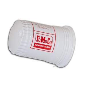 FORD MUSTANG 1964-1965 MOTEUR 170 200 260 289 CARTOUCHE DE POMPE A ESSENCE Fuel Pump Filter Canister (FoMoCo Logo) SCOTT DRAKE C