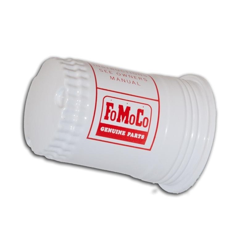 FORD MUSTANG 1964-1965 MOTEUR 170 200 260 289 CARTOUCHE DE POMPE A ESSENCE Fuel Pump Filter Canister (FoMoCo Logo) SCOTT DRAKE C