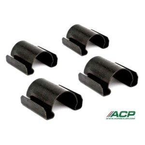 FORD MUSTANG 1965-1966 SET DE 4 PINCES CLIPS DE BLOC BOITE VENTILATION heater box clips (set of 4) ACP FM-BH014A C0DF-19A779-A