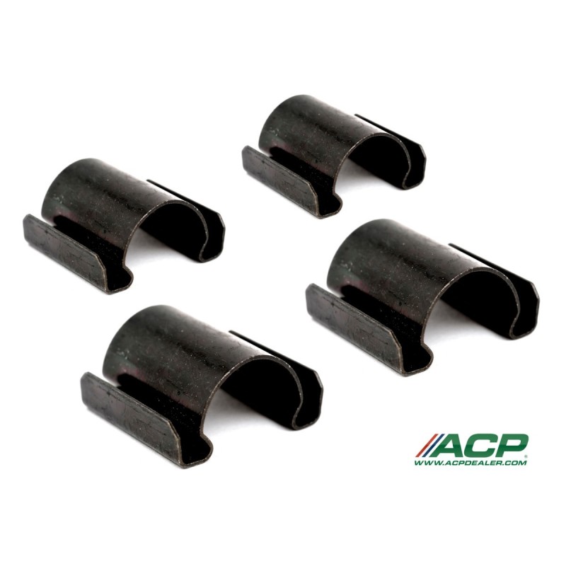 FORD MUSTANG 1965-1966 SET DE 4 PINCES CLIPS DE BLOC BOITE VENTILATION heater box clips (set of 4) ACP FM-BH014A C0DF-19A779-A