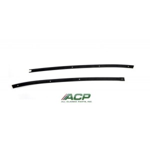 FORD MUSTANG 1965-1966 BARRE BAGUETTE ENTRE CASQUETTE DE TABLEAU DE BORD ET PARE BRISE dash to windshield trim pair ACP FM-BD062