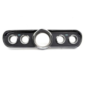 FORD MUSTANG 1965-1966 FACADE DE COMPTEUR NOIR FINITION 1965 GT ET 1966 instrument bezel black camera case finish gt ACP FM-BI00