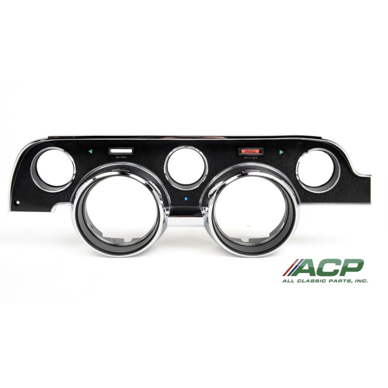 FORD MUSTANG 1967 FACADE DE COMPTEUR NOIR instrument bezel black camera case finish ACP FM-BI003 C7ZZ-10838-C