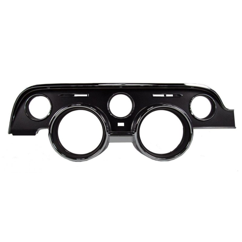 FORD MUSTANG 1968 FACADE DE COMPTEUR NOIR SANS EMBLEME instrument bezel black camera case finish (w/o running horse emblem) ACP