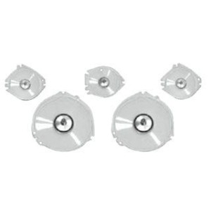 FORD MUSTANG 1967-1968 5 VITRES DE FACADE DE COMPTEUR SANS COMPTEUR JOURNALIER instrument bezel lens set 5pcs without tach ACP F