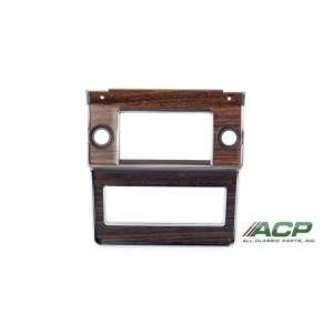 FORD MUSTANG 1969-1970 AUTOCOLLANT radio bezel w/ woodgrain decal ACP FM-BR004 C9ZZ-6504774F
