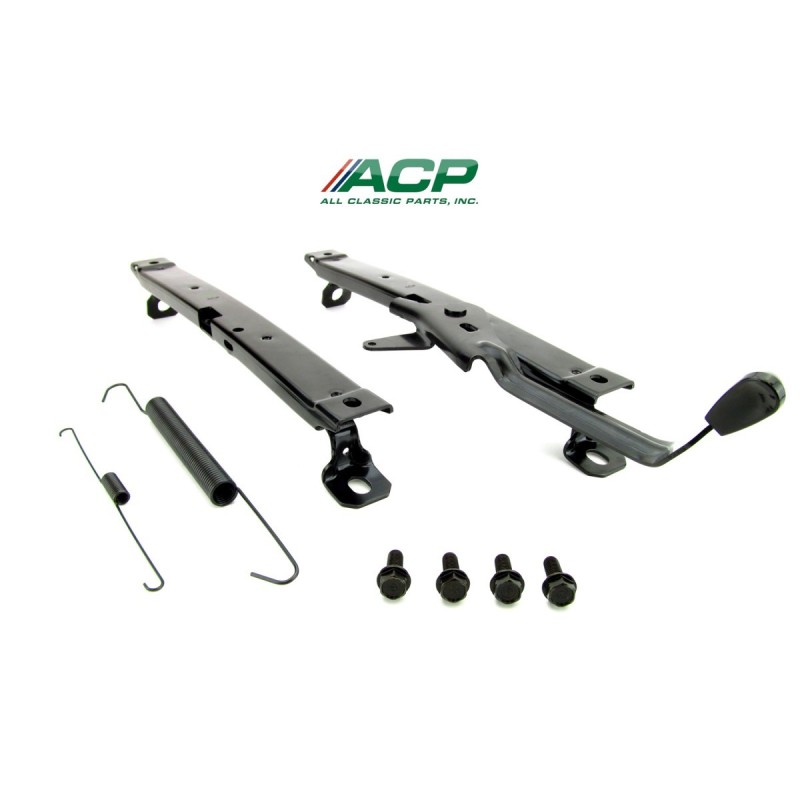 FORD MUSTANG 1971-1973 ENSEMBLE DE RAIL DE SIEGE seat track set (1 set 1 seat) ACP FM-BS014 D2ZZ-6561704/5-A