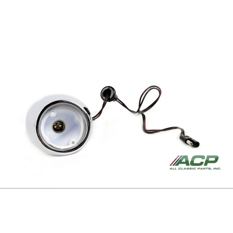 FORD MUSTANG 1967-1968 ENSEMBLE DE FEU DE RECUL COTE GAUCHE backup light housing left ACP FM-BB048 C7ZZ-15512-BR