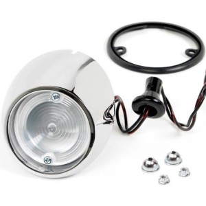 FORD MUSTANG 1965-1966 ENSEMBLE COMPLET DE FEU DE RECUL DROIT backup light assembly kit right ACP FM-BB045K C5ZZ-15511-KIT ***