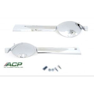 FORD MUSTANG 1966 PAIRE DE BARRES DE FEUX ANTI BROUILLARDS GT gt fog light bars pair ACP FM-BG005 C6ZZ-8390A/D ***